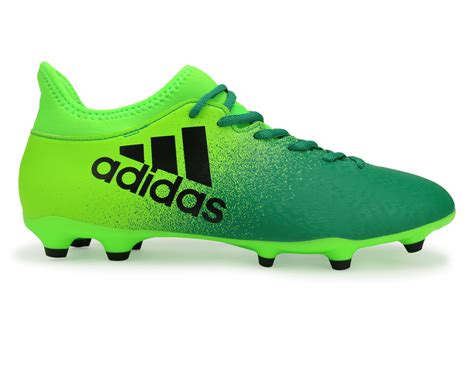 adidas Men's X 16.3 FG Solar Green/Core Black/Core Green